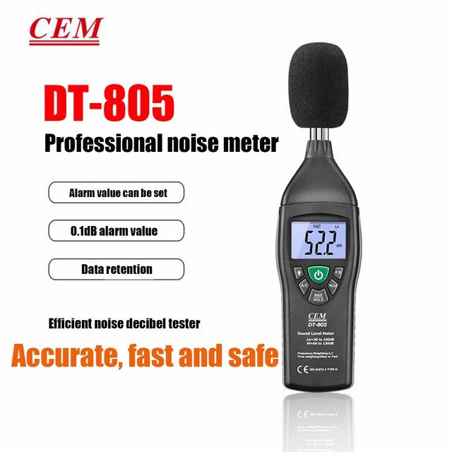 CEM DT-85A DT-805 DT-815 DT-8850 DT-8851 DT-8852 SC-05 Industrial Noise Meter Sound Level Meter Noise Quantity Detector