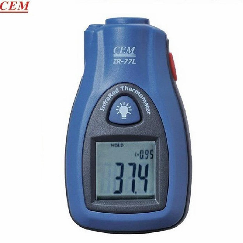 CEM IR-77L Non-Contact Straight Plate Infrared Thermometer Special 30~270°C Temperature LCD Display Point Thermometer