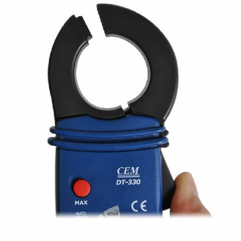 CEM DT-330 Digital Clamp Meter Clip-on Table Current Voltage Resistance Test Instrument High Resolution Small Caliber Ammeter