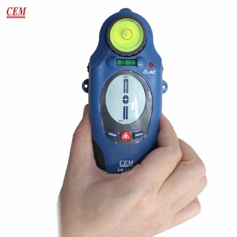 CEM LA-1010 Industrial Wall Detector Detection Wire Metal Handheld Multifunctional Detector 3 in 1 Stud Metal AC Voltage Finder