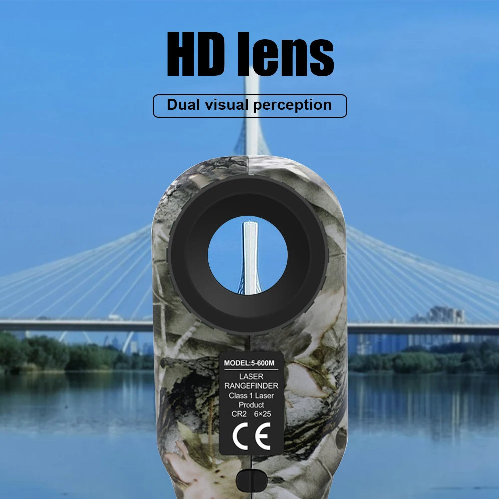 Laser Range Finder For Hunting LC1000m LC600m LC800m Slope Flag-Lock Slopepin Golf Rangefinder Tele Scope Distance Meter