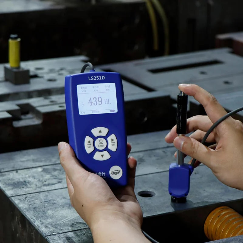 LS251D Portable Leeb Hardness Tester Testing Machine For MidSteel Aluminum Alloy Metal Material