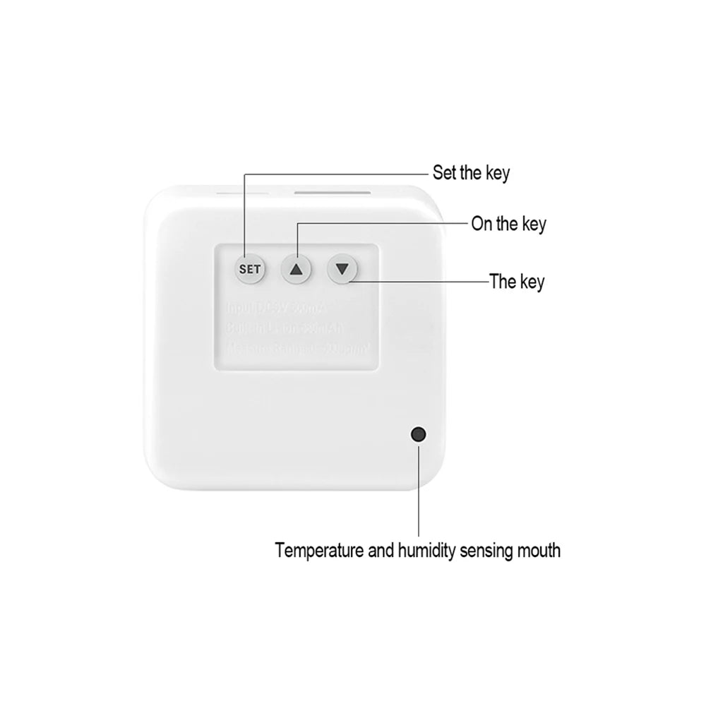 SW-825 Digital PM2.5 Detector 0-500 ugm³ Mini Portable Temperature Humidity Meter Laser Sensor Air Quality Monitor
