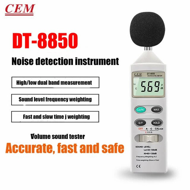 CEM DT-85A DT-805 DT-815 DT-8850 DT-8851 DT-8852 SC-05 Industrial Noise Meter Sound Level Meter Noise Quantity Detector