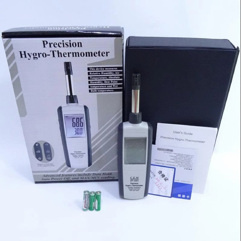 CEM DT-83 DT-322 DT-615 DT-625 DT-3321 DT-321S Professional Temperature & Humidity Instrument Dew Point Wet BulbIndustrial Use