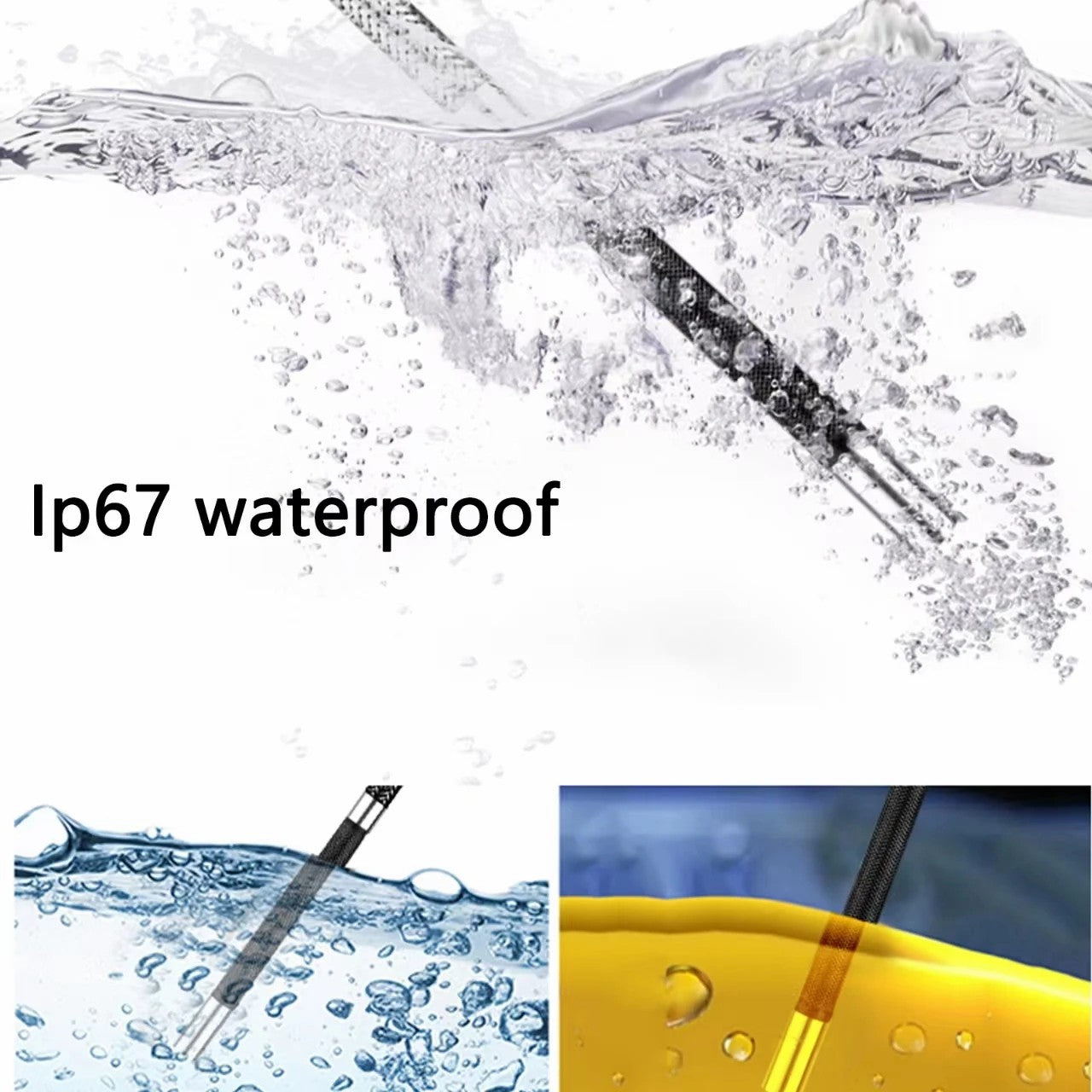 4mm 2-Way Articulating Endoscope 4.5 inch Screen Industrial Borescope 720p 8 Leds Multifunctional 1M For Cars Customizable Length
