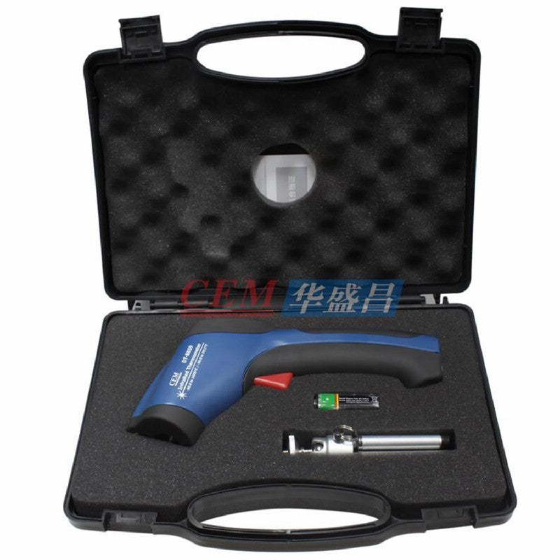 CEM DT-8858 DT-8859 Industrial High Temperature Infrared Thermometer Laser Induction Laser Induction Point Thermometer Gun