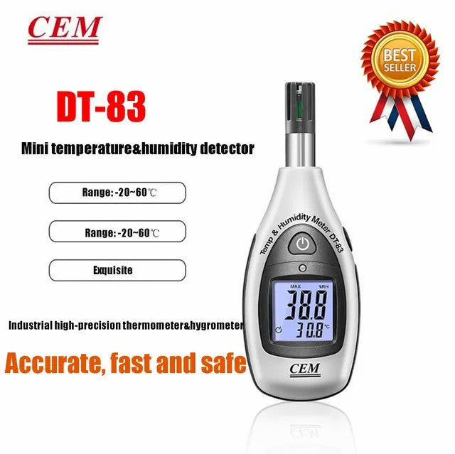 CEM DT-83 DT-322 DT-615 DT-625 DT-3321 DT-321S Professional Temperature & Humidity Instrument Dew Point Wet BulbIndustrial Use
