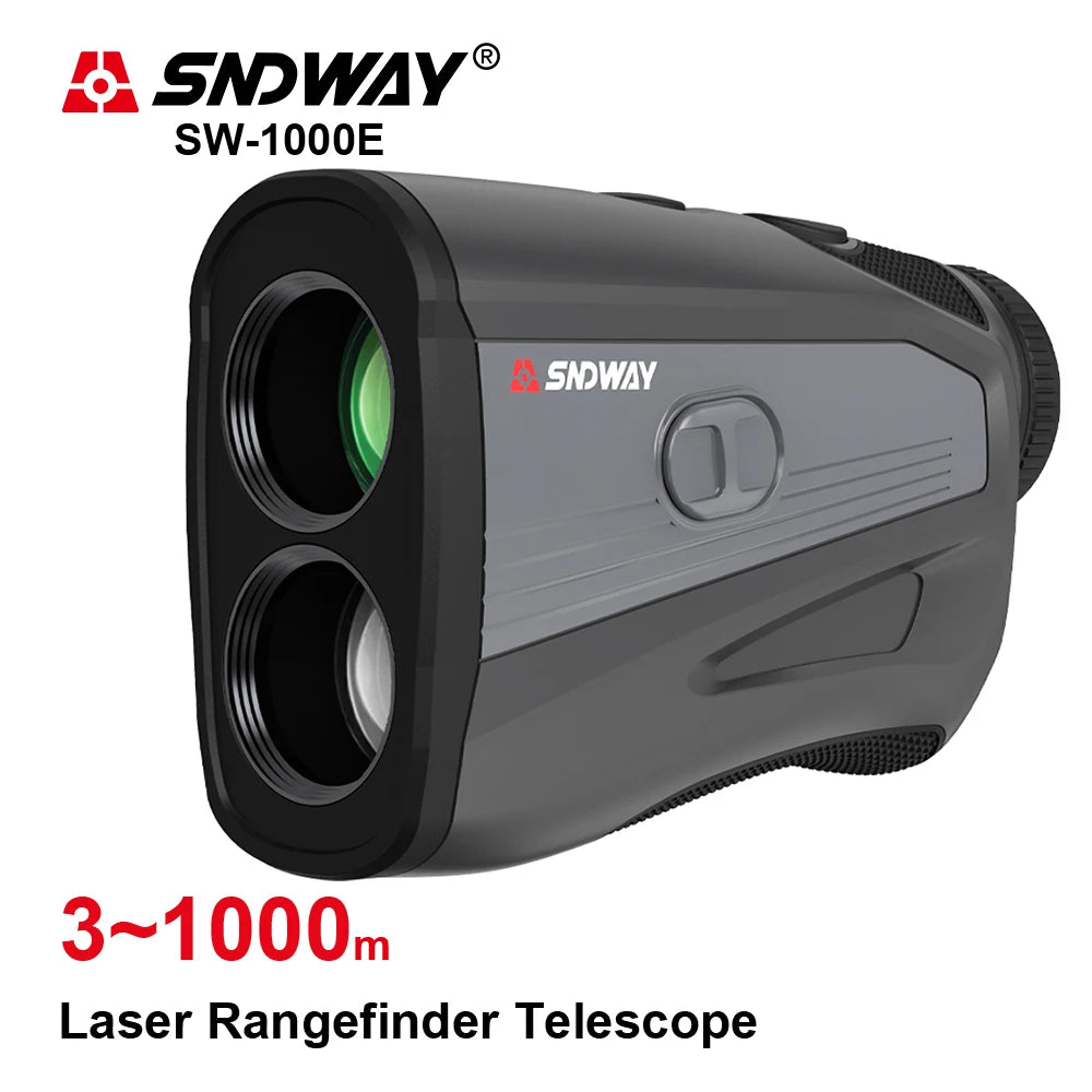 SW-1000E Laser Range Finder Telescope Hunting Professional Golf Range Finder 1000M Roulette Tape Measure Distance Meter Monocular