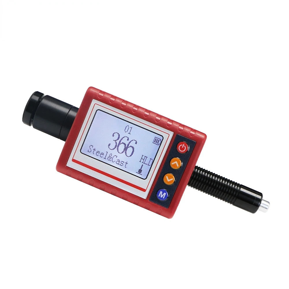 LS-190 Portable Hardness Tester Digital Leeb Hardness Tester Sclerometer Hardness Tester Durometer HLD HRC HRB HRA HB1 HB2 HV HSD