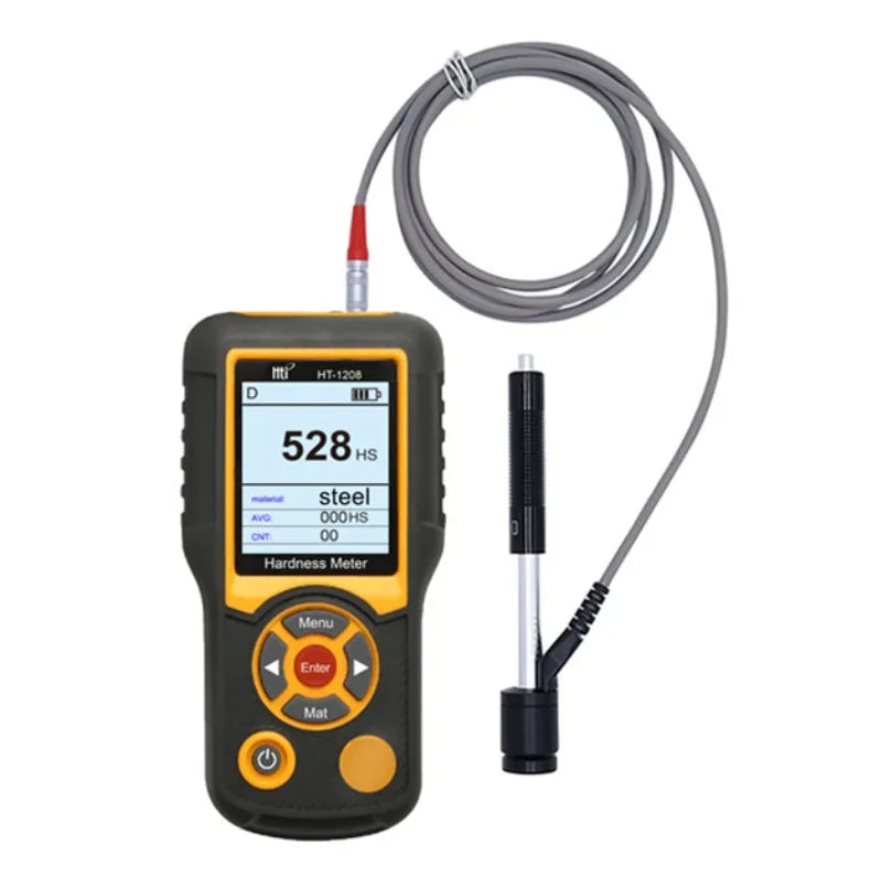 HT-1208 Hardness Tester Pen Type Portable Aluminum Alloy 170~960HL -10~50°C 6~10HL HT-1208 Meterdurometer For Metal Steel
