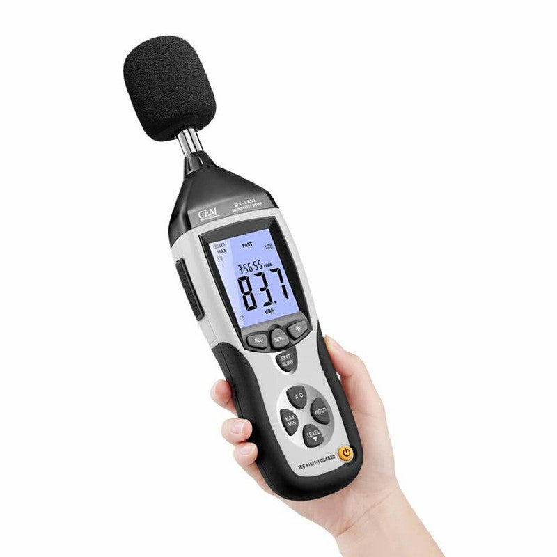 CEM DT-8852 Sound Level Meter Noise Meter Noise Environment Detection Instrument Decibel Meter Can Store USB Interface