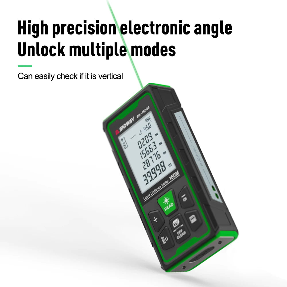 SW-80GS Laser Range Finder Distance Meter Range 80m 150m Mesurment Tool Device Finder Mini Digital Meater Laser Distance Sensor