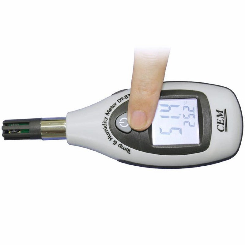 CEM DT-83 Mini Temperatureand Hygrometer Recorder Multi-channel Contact Temperature Detector High Precision Industrial Tester