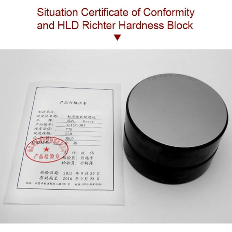 D Type HLD HLG Leeb Standardized Hardness Test Block Calibration Test Block for Calibrate The Hardness Tester Hardness Block