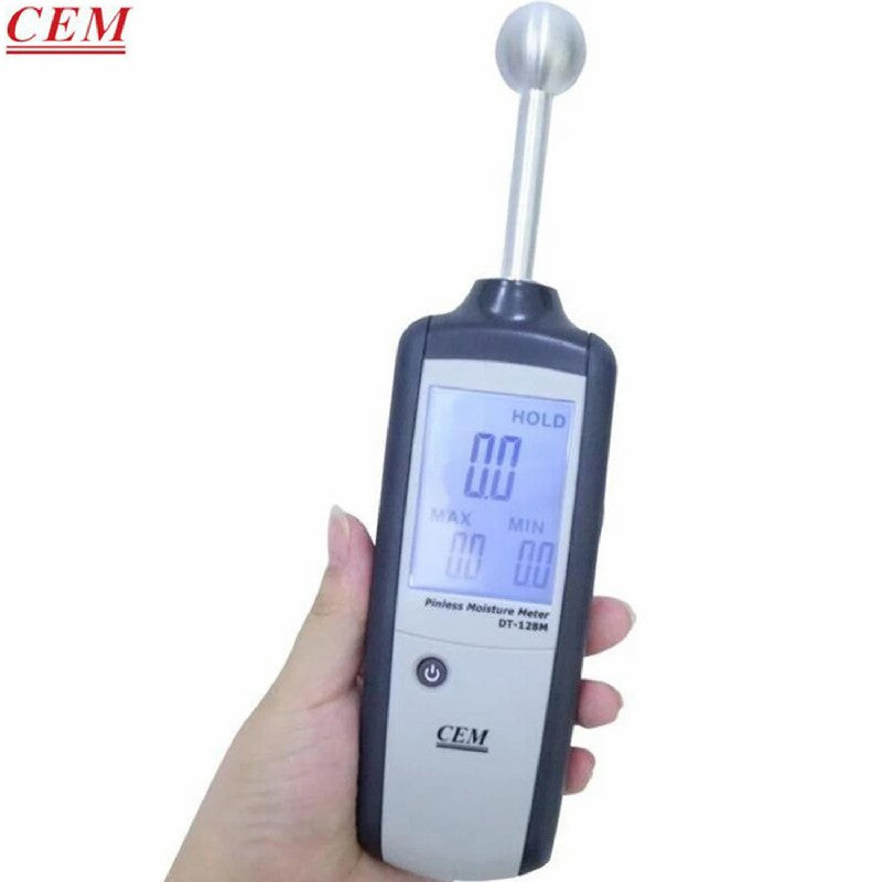 CEM DT-128M Non-Contact Inductive Moisture Tester Wood Engineering Gypsum Cement Nondestructive Hygrometer Material