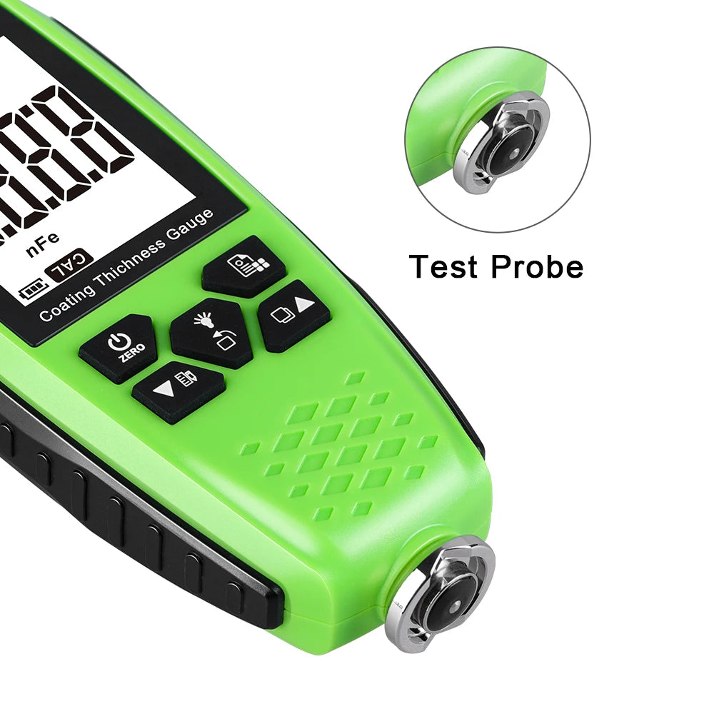 859 Coating Thickness Gauge Car Paint Film Thickness Tester Measuring 0-1300 FENFEl Automotive Paint Instrument