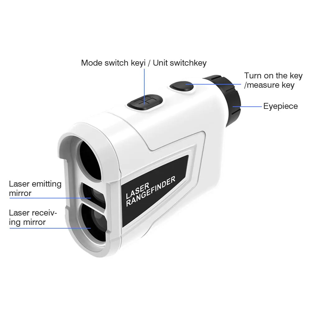 LA Range Finder Professional Laser Telemeter 600M 800M Digital Distance Meter Golf Hunting Range Finder Telescope