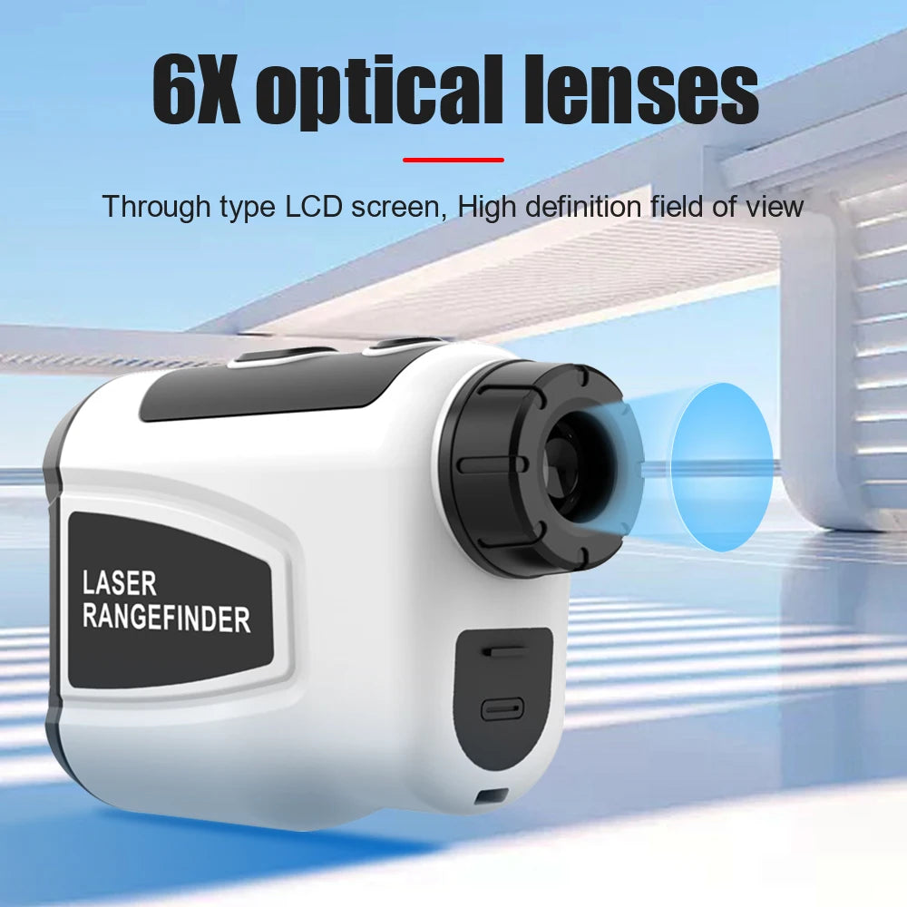 LAB6 Golf Laser Range Finder 600M 800M Monocular Laser Range Finder Laser Distance Meter Digital Hunting Golf Measurement Telescope