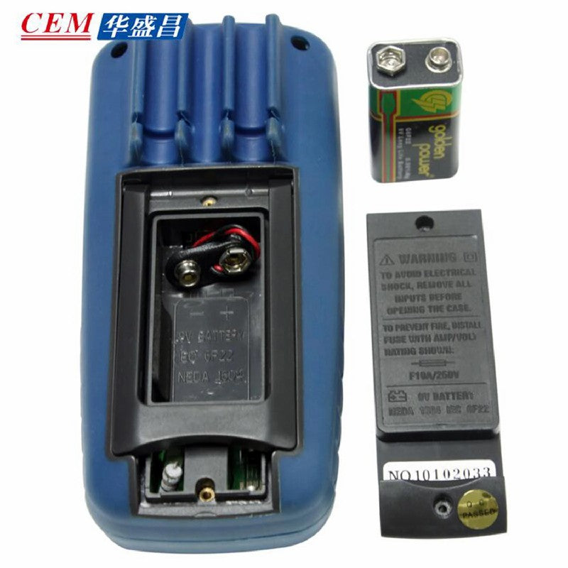 CEM DT-932 Digital Multimeter Automatic Range Ammeter Voltmeter Automatic Range Resistance Capacitance Frequency Temperature