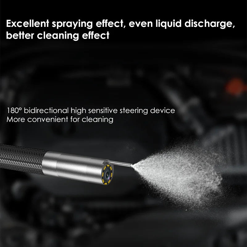 Carbon Cleaning or Airconditioner Cleaning PC and Androidphone use Borescope Camer