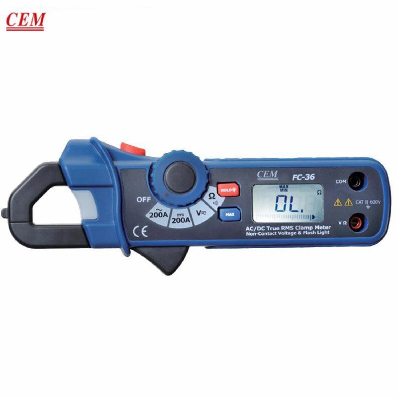 CEM FC-33 FC-36 AC DC Clamp Non-Contact Voltage Clamp Meter Frequency Test Table Clamp Meter Universal Meter DC Frequency Test