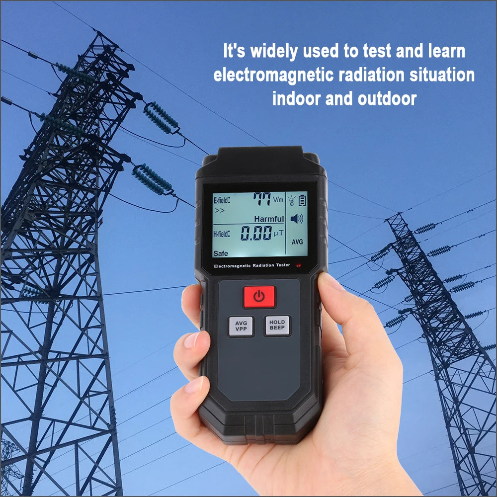 825 Electromagnetic Field Radiation Tester Detector Handheld Portable Counter Emission Dosimeter For Computer Phone Emf Meter