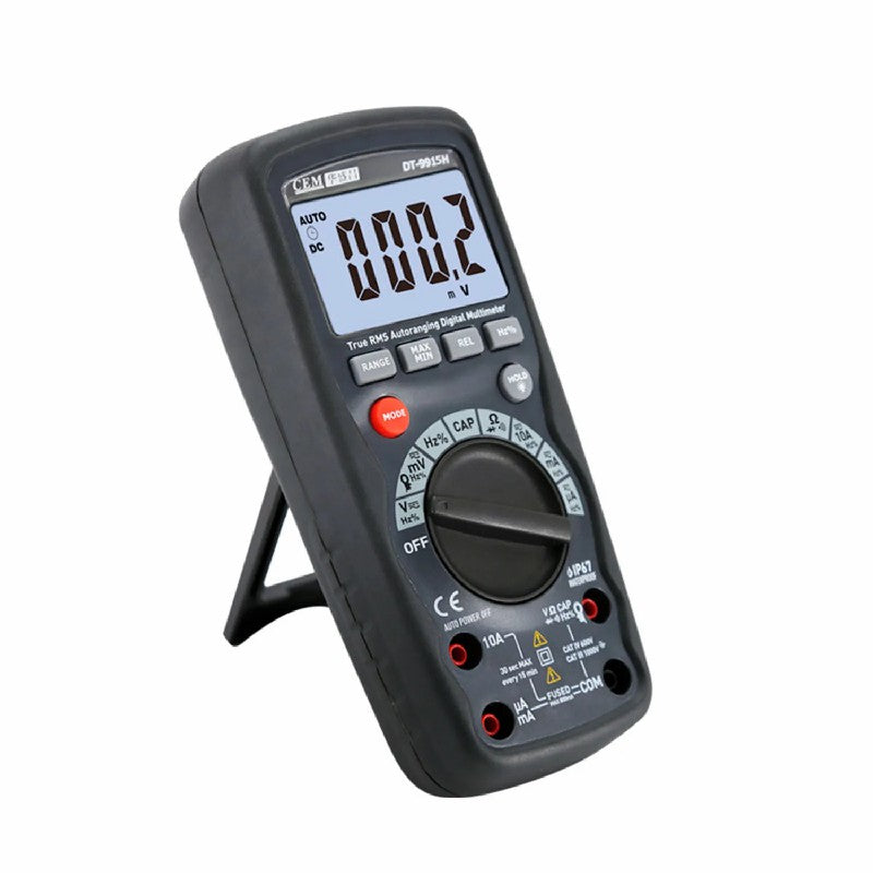 CEM DT-9915H DT-9917H Multimeter Digital High Precision Digital Display Current Voltage Test Capacitance Measurement Waterproof
