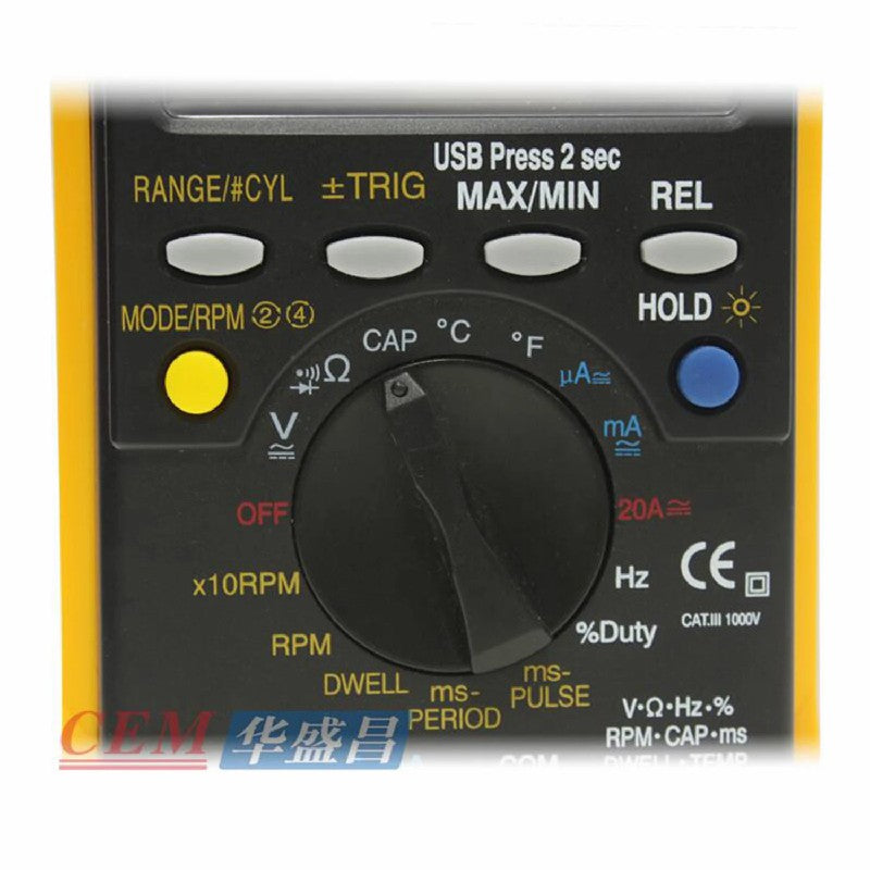 CEM AT-9995AT-9955 Professional Multifunctional Automobile Digital Multimeter Automobile Maintenance Multimeter LCD Display