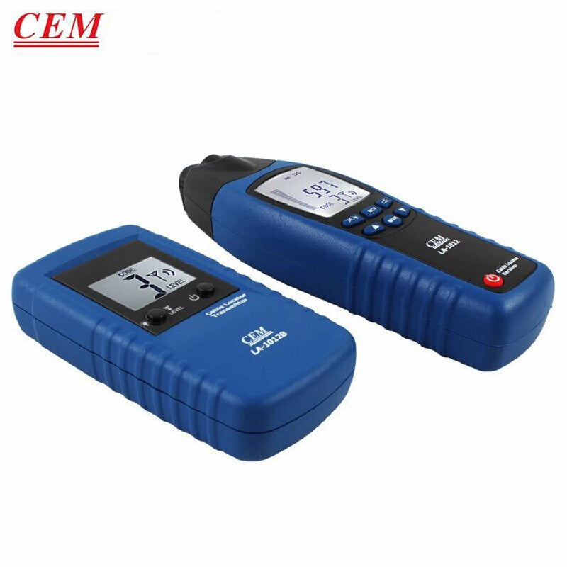 CEM LA-1012 General Cable Locator Tester Receiver with Transmitter Line Tracker Line Finding Multifunctional Line Detector