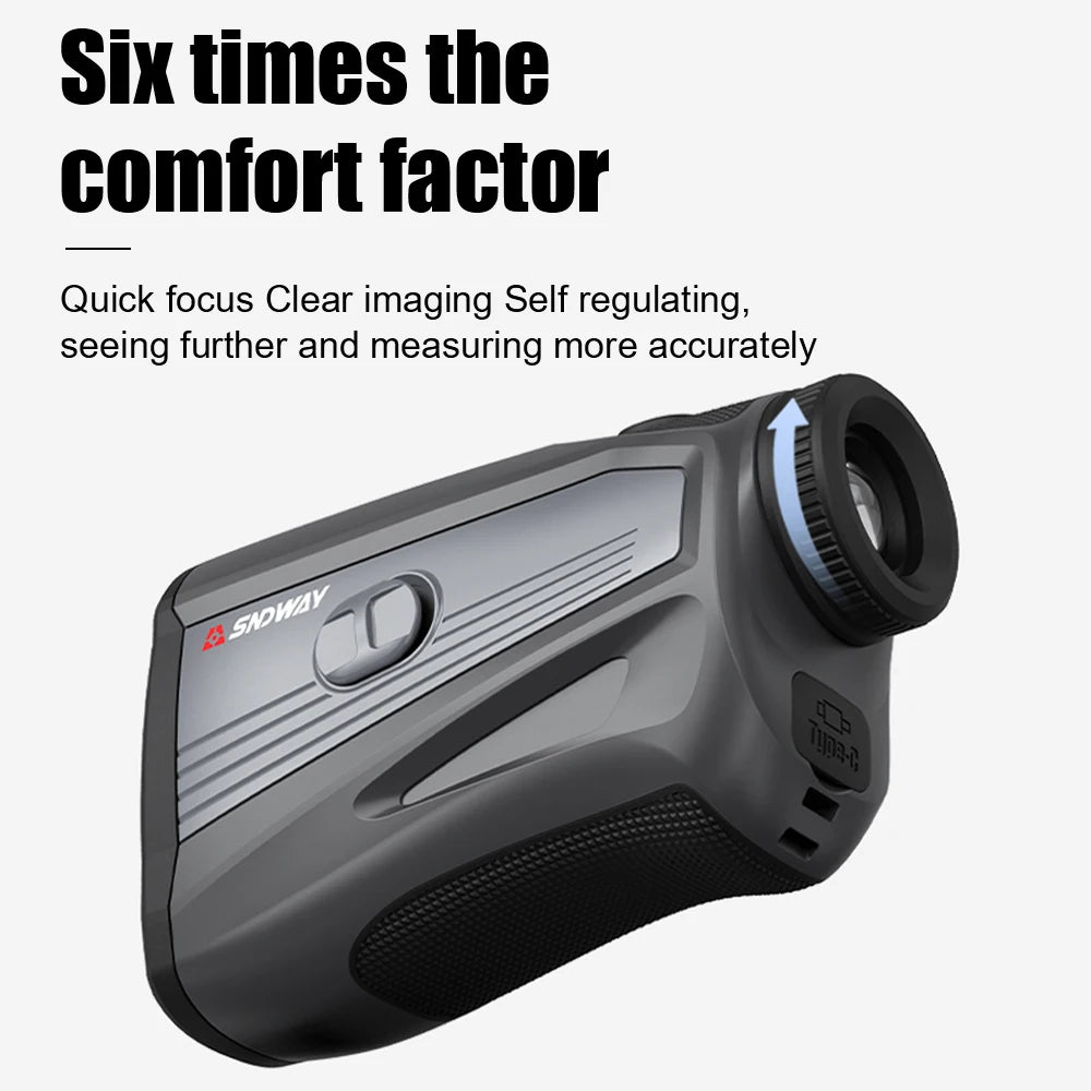 SW-1000E Laser Range Finder Telescope Hunting Professional Golf Range Finder 1000M Roulette Tape Measure Distance Meter Monocular