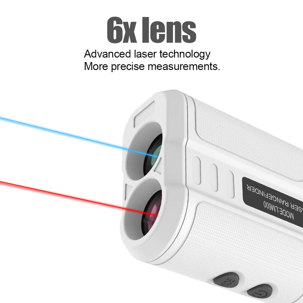 LM600 Golf Laser Range finder 600M 900M Monocular Laser Range Finder Laser Distance Meter Digital Hunting Golf Measurement Telescope