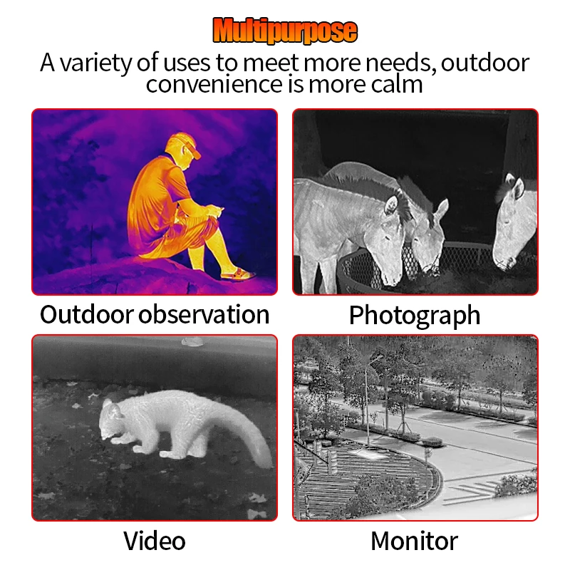 InfiRay PH35 Plus Laser Rangefinder Thermal Imager For Hunting Outdoor Night Vision With 640x512 Resolution