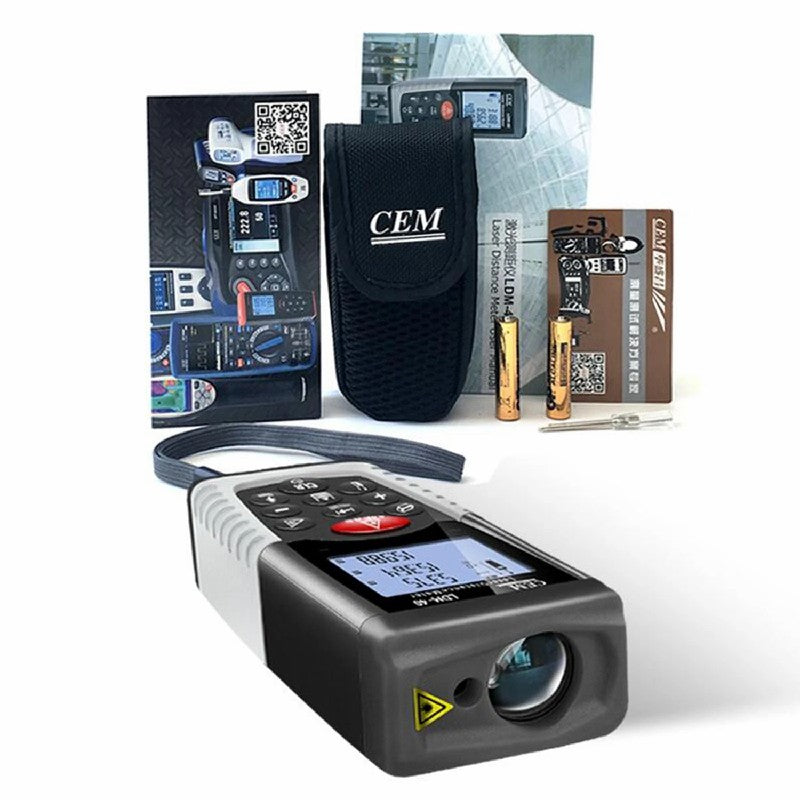 CEM LDM-70 Laser Rangefinder Infrared Electronic Measuring Ruler Rangefinder Room Measuring Instrument Measuring Tool