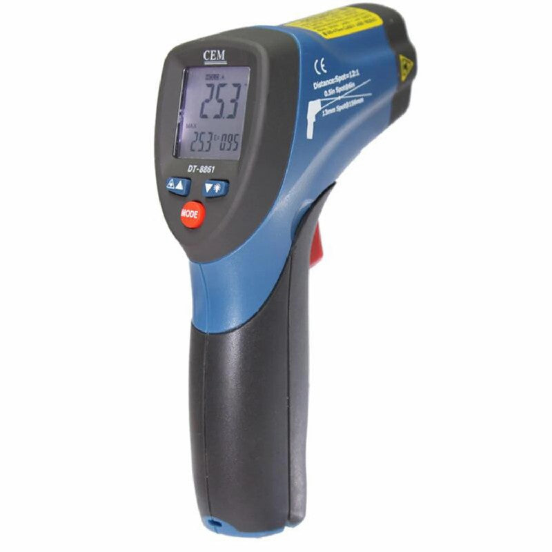 CEM DT-8861 Non-Contact Temperature Measuring Gun Infrared Temperature Instrument Laser Patch Electronic Automatic Design Fast