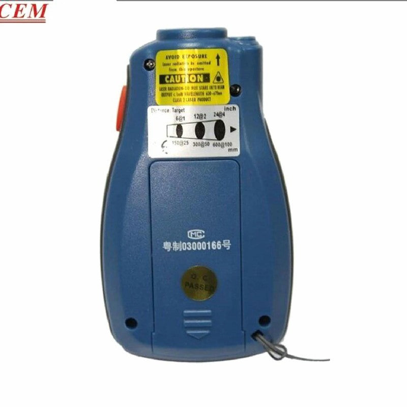 CEM IR-77L Non-Contact Straight Plate Infrared Thermometer Special 30~270°C Temperature LCD Display Point Thermometer