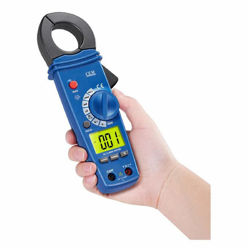CEM DT-330 DT-331 Digital Clamp Meter Clip-on Table Current Voltage Resistance Test Instrument Small Caliber Ammeter