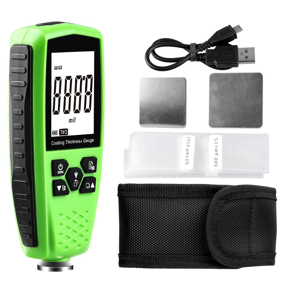 859 Coating Thickness Gauge Car Paint Film Thickness Tester Measuring 0-1300 FENFEl Automotive Paint Instrument