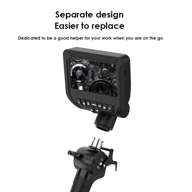 360 Degree Articulating Borescope 1080P 5.5mm Endoscope BRT Function Auto White Balance HDMI Transmission 1.5M