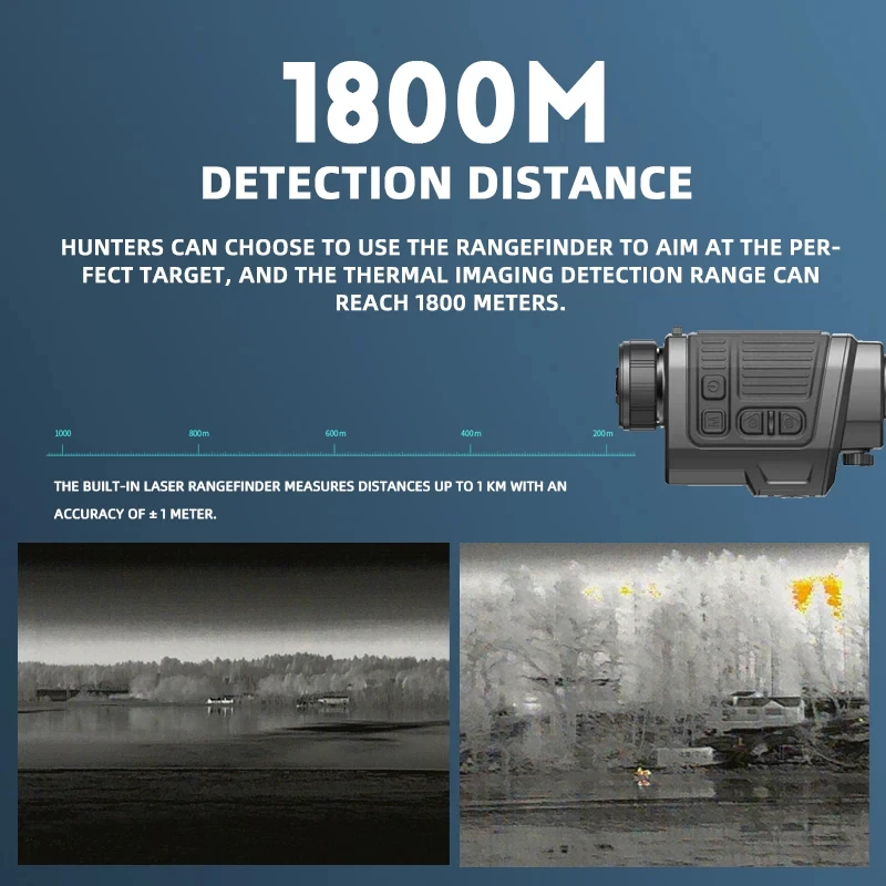 InfiRay FH35R V2 Infrared Thermal Monocular for Hunting 640*512 Outdoor Night Vision Wifi 800m Laser Ranging Thermal Imager