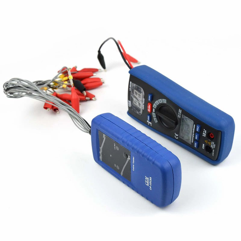 CEM LA-1015 Cable Indentifier Tester Meter Transmitter Receiverand DMM Multifunctional Cable Detector Network Fault Tester