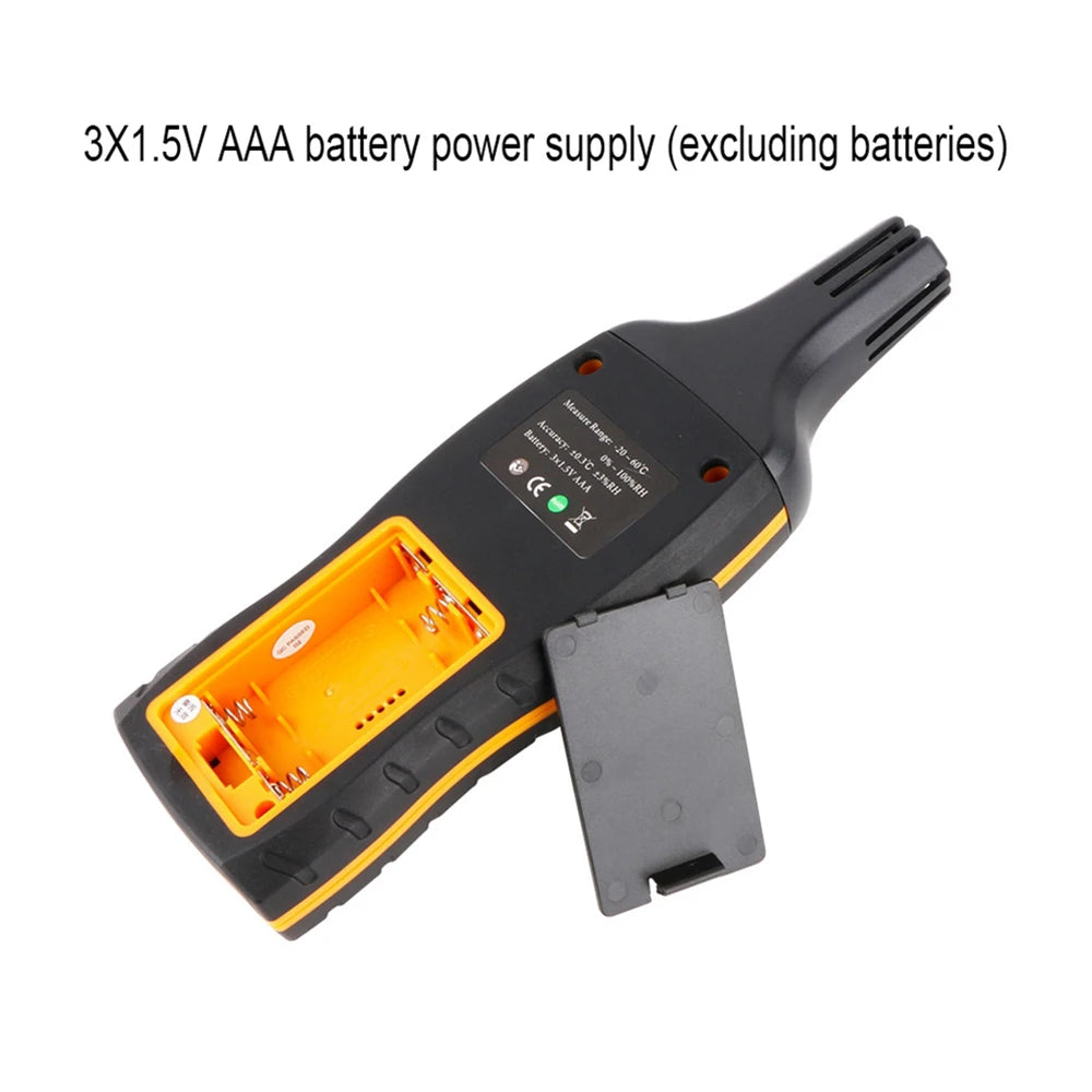 SW-572 High Precision Humidity Temperature Sensor Meter Backlight Data Storage Thermo-Hygrometer Digital Thermometer