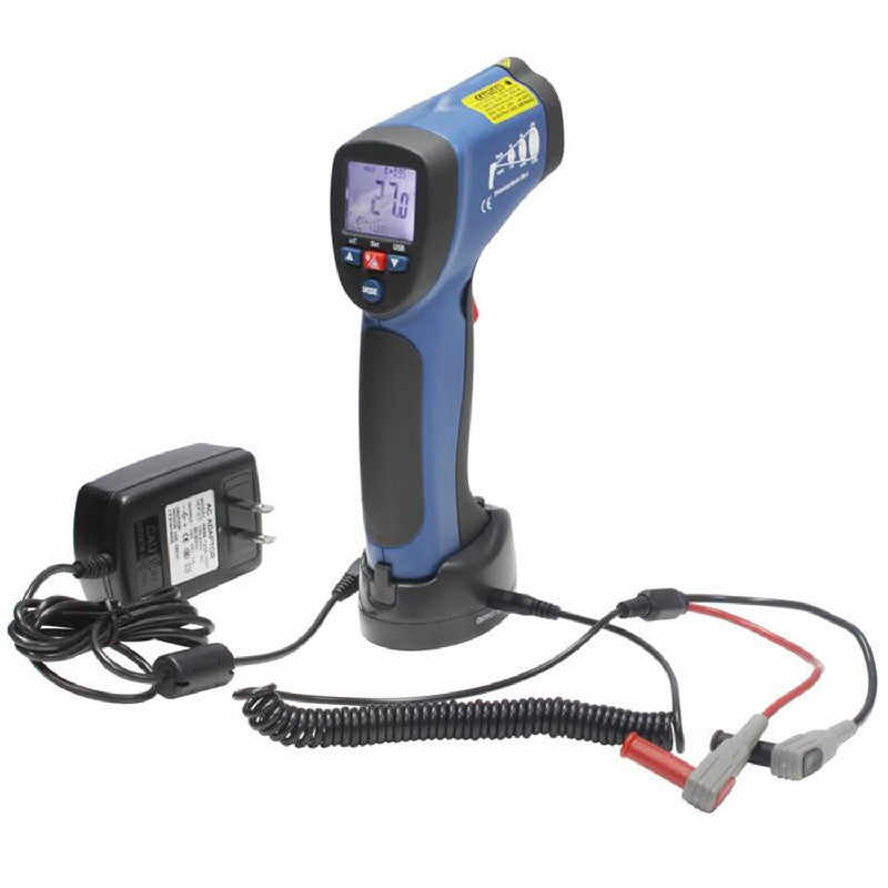CEM DT-8855 Wire less Emission Function Twoin One Infrared Thermometer Non-contact Temperature Gun USB Interface Transmission
