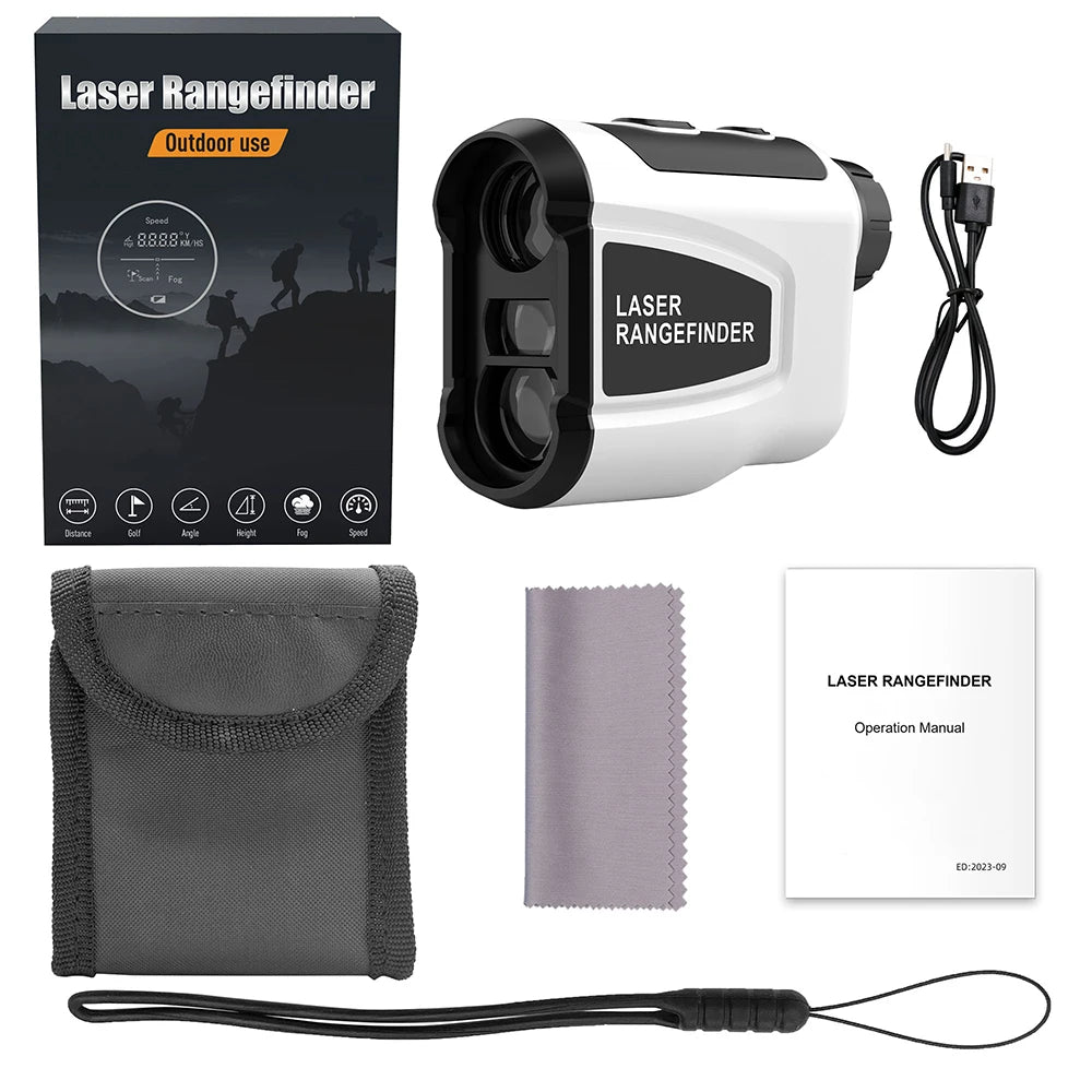 LAB6 Golf Laser Range Finder 600M 800M Monocular Laser Range Finder Laser Distance Meter Digital Hunting Golf Measurement Telescope