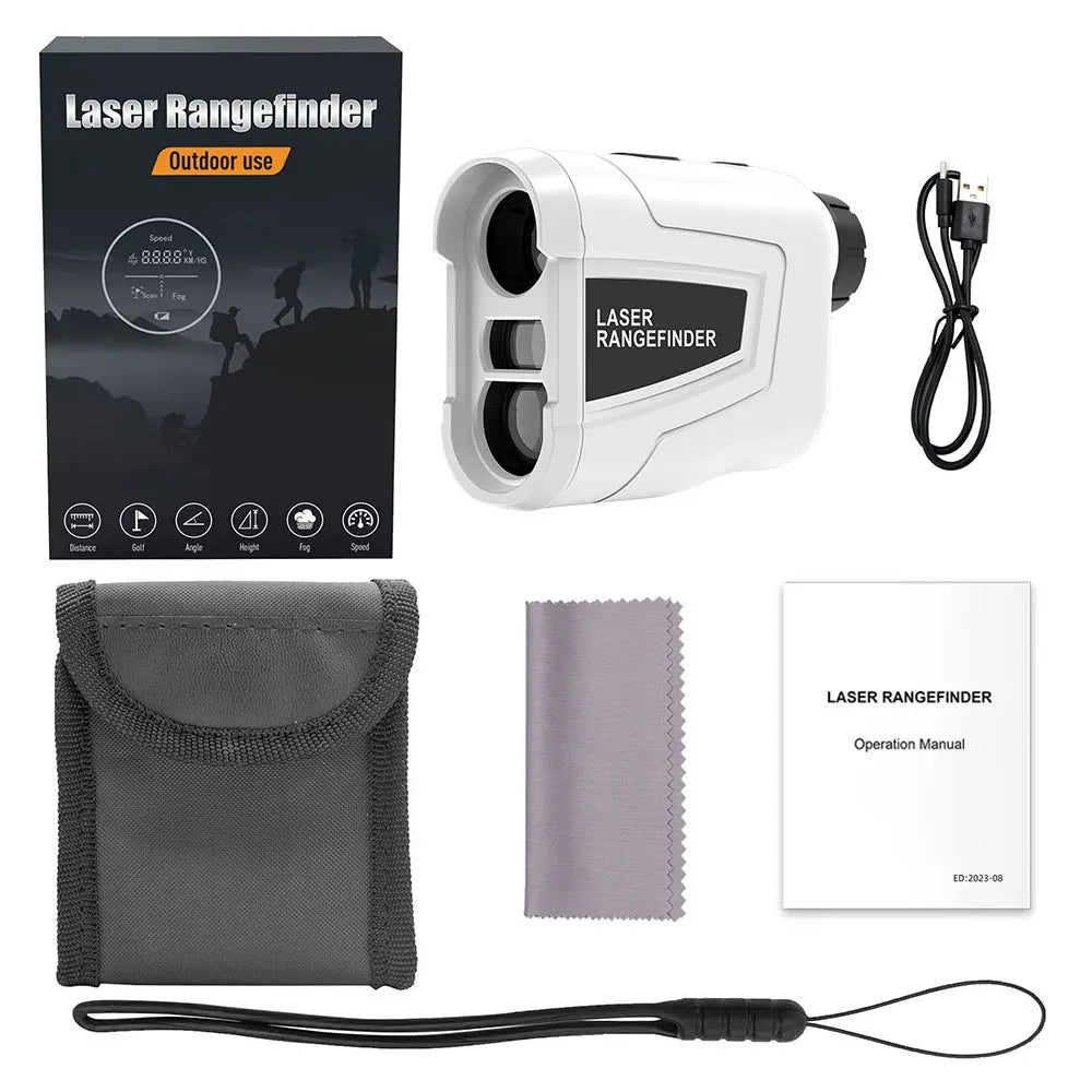 LA Range Finder Professional Laser Telemeter 600M 800M Digital Distance Meter Golf Hunting Range Finder Telescope