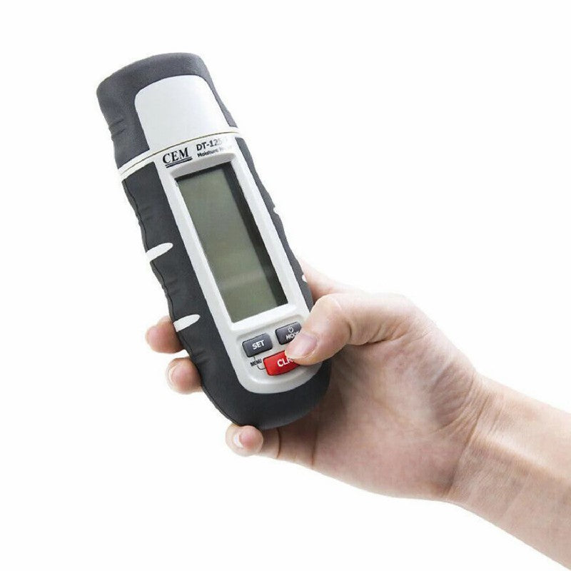CEM DT-125G Professional Wood Moisture Tester Building Materials Paperboard Moisture Meter Temperatureand Humidity Tester