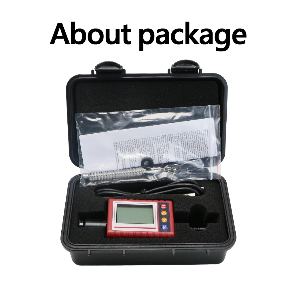 LS-190 Portable Hardness Tester Digital Leeb Hardness Tester Sclerometer Hardness Tester Durometer HLD HRC HRB HRA HB1 HB2 HV HSD