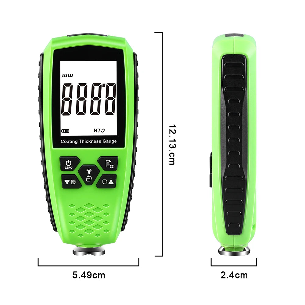 859 Coating Thickness Gauge Car Paint Film Thickness Tester Measuring 0-1300 FENFEl Automotive Paint Instrument