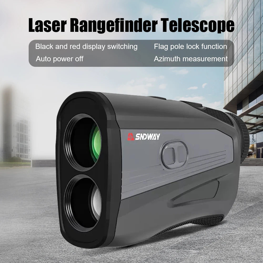 SW-1000E Laser Range Finder Telescope Hunting Professional Golf Range Finder 1000M Roulette Tape Measure Distance Meter Monocular
