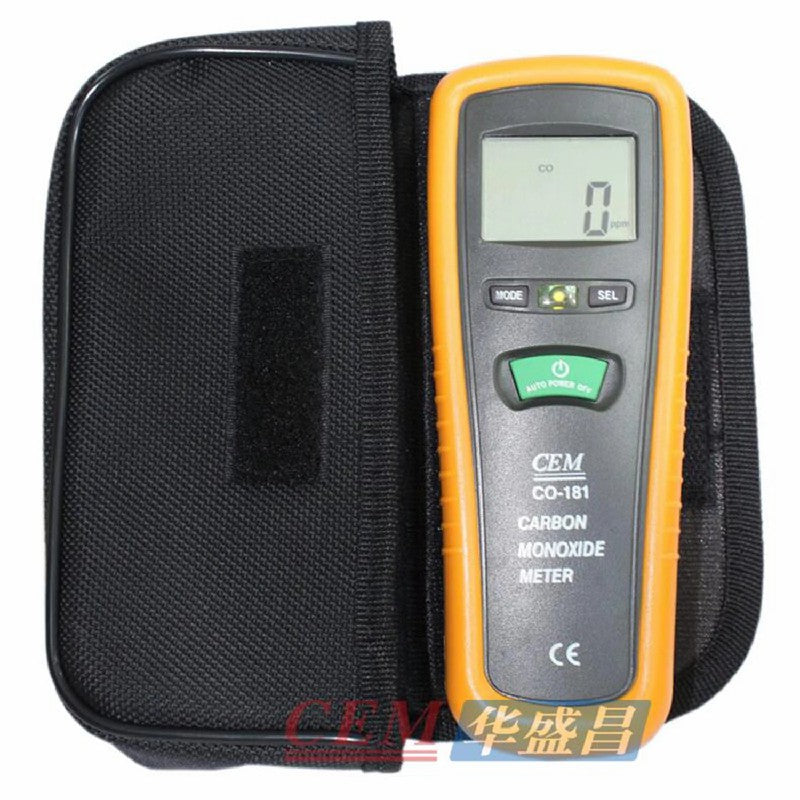 CEM CO-181 Carbon Monoxide Detector Toxicand Harmful Gas Leakage Detector Buzzes Alarm CO Detector Meter